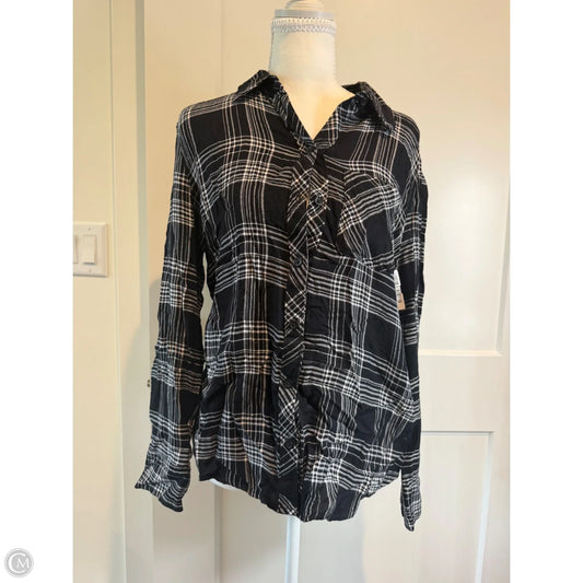 Top Long Sleeve By Beachlunchlounge In Black, Size: Xs