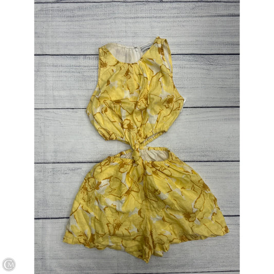 Romper By Faithfull The Brand In Yellow, Size: S