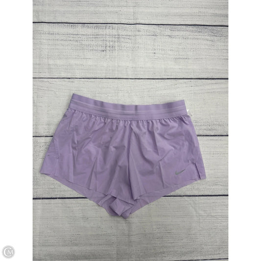 Athletic Shorts By Nike Apparel In Purple, Size: M