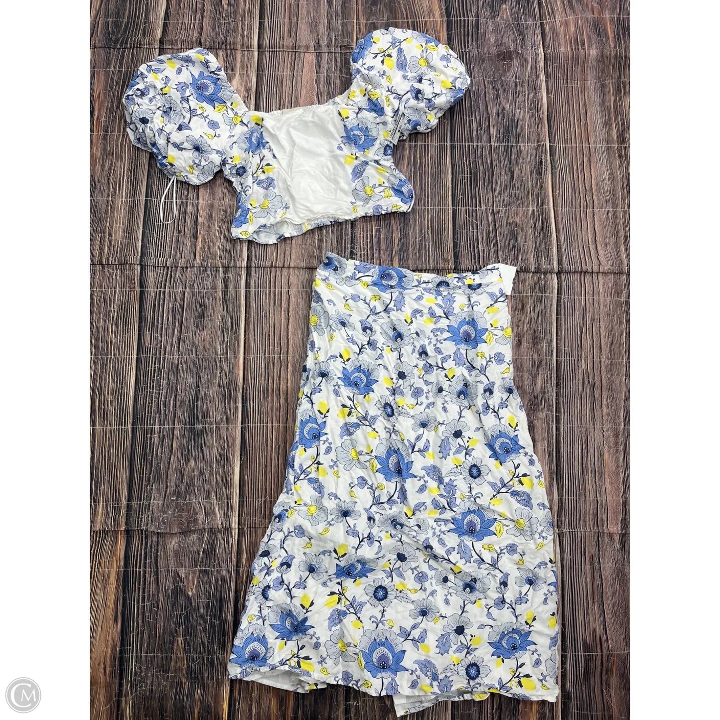 Skirt Set 2pc By Loft In Floral Print, Size: 4