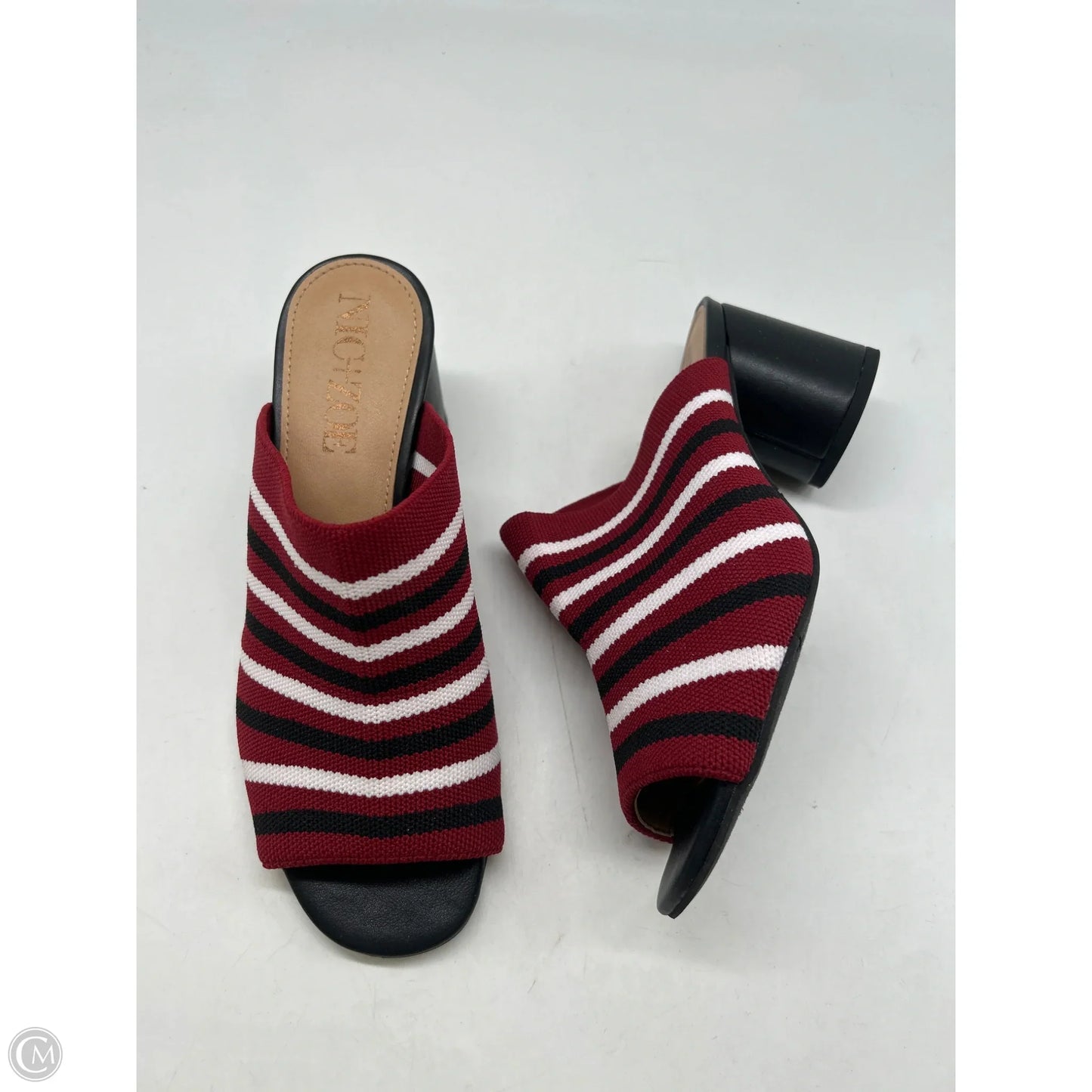 Shoes Heels Block By Nic + Zoe In Black & Red, Size: 6