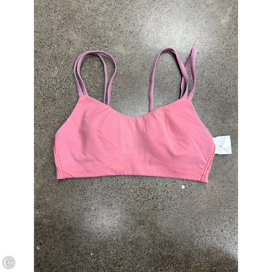 Athletic Bra By Lululemon In Pink, Size: Xs