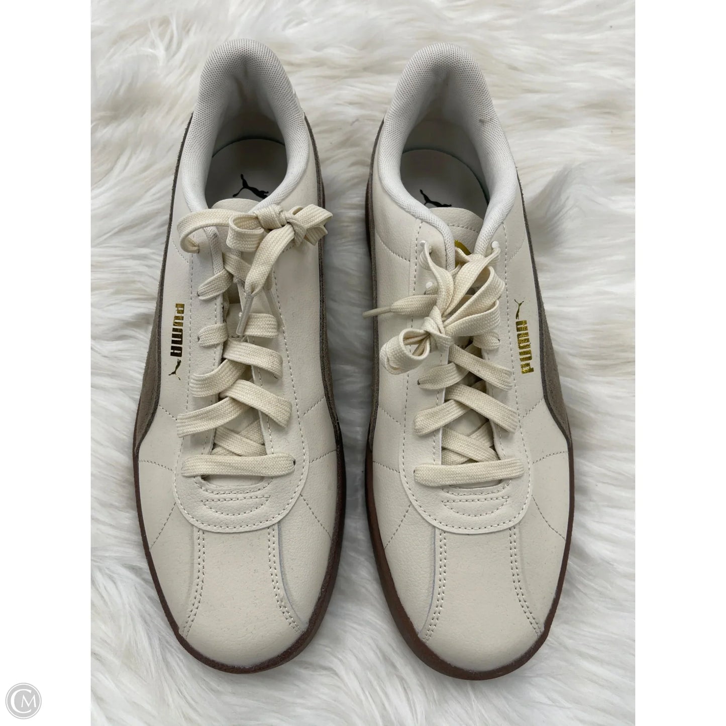 Shoes Sneakers By Puma In Brown & Cream, Size: 10.5