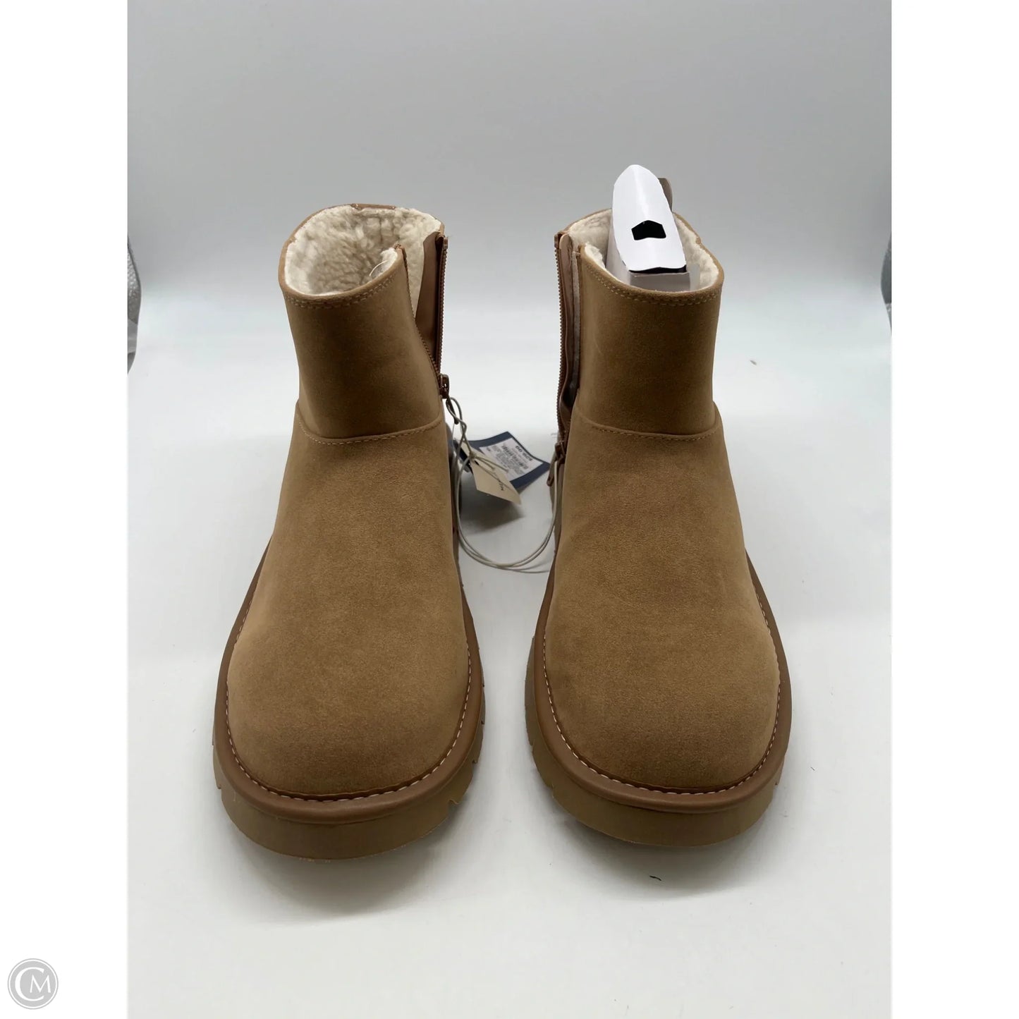 Boots Ankle Flats By Universal Thread In Brown, Size: 11