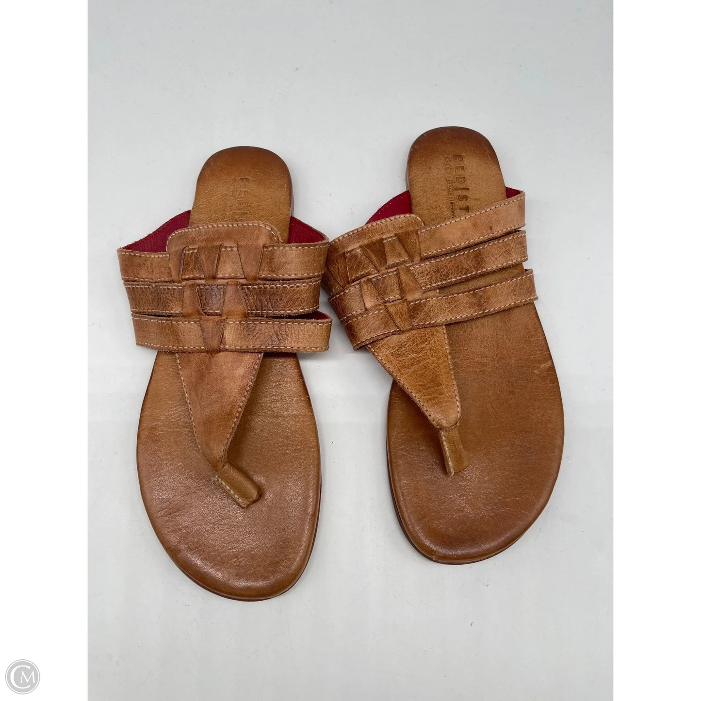 Sandals Flats By Bed Stu In Brown, Size: 9