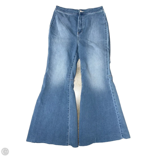 Jeans Flared By We The Free In Blue Denim, Size: 10