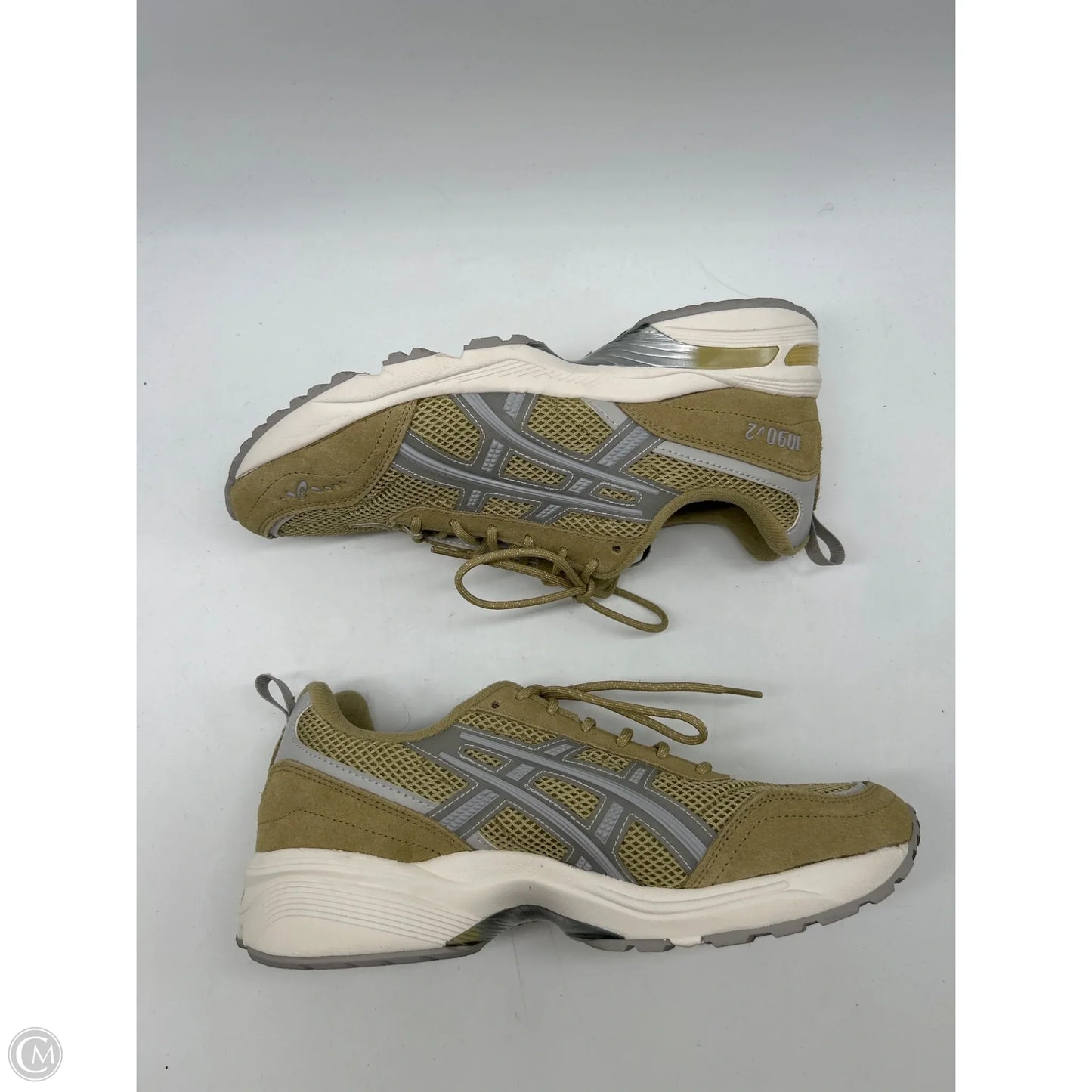 Shoes Athletic By Asics In Green, Size: 10