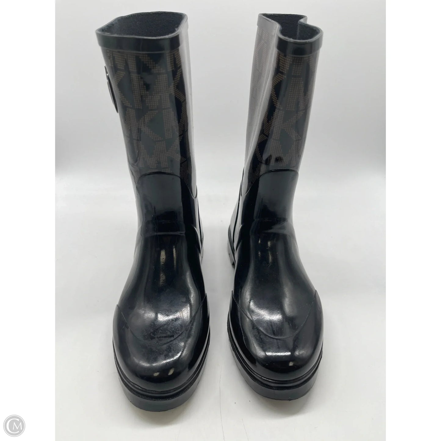 Boots Designer By Michael Kors In Black, Size: 8