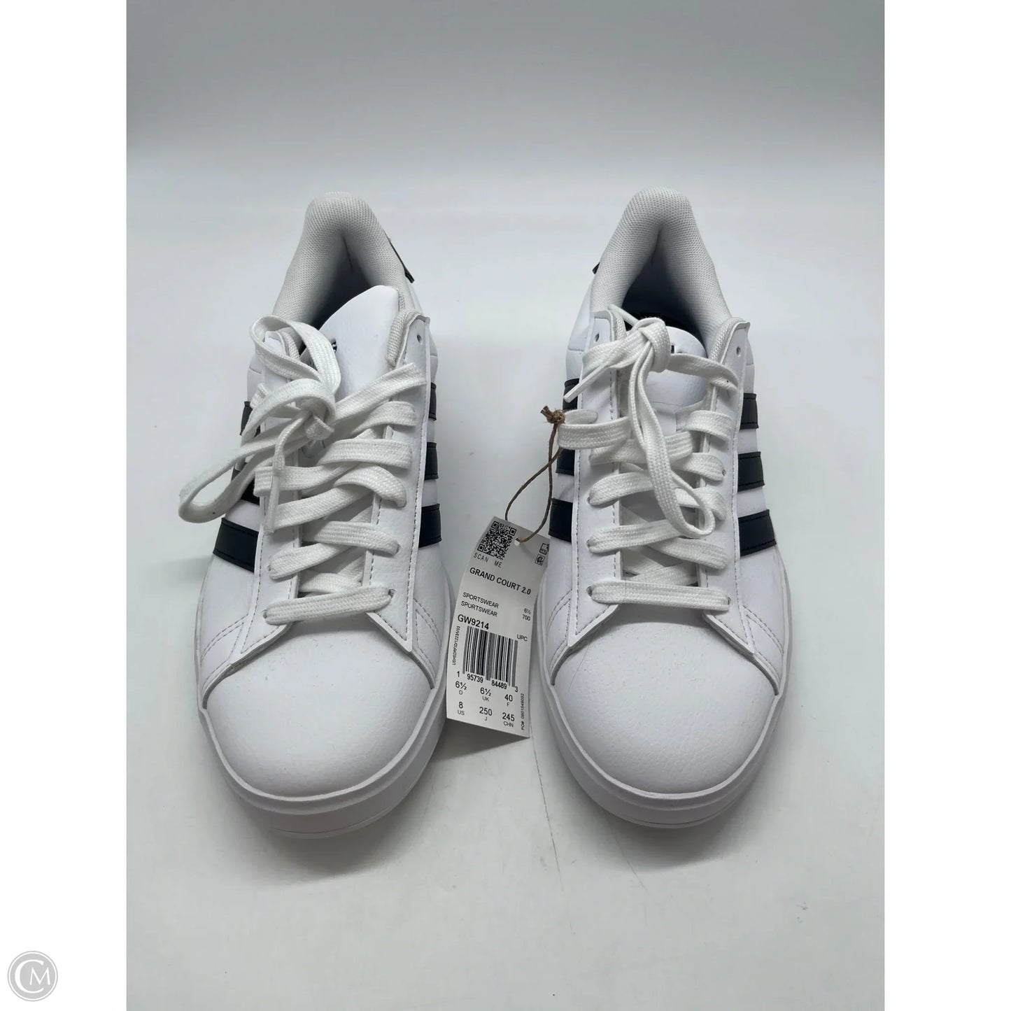 Shoes Sneakers By Adidas In Black & White, Size: 8