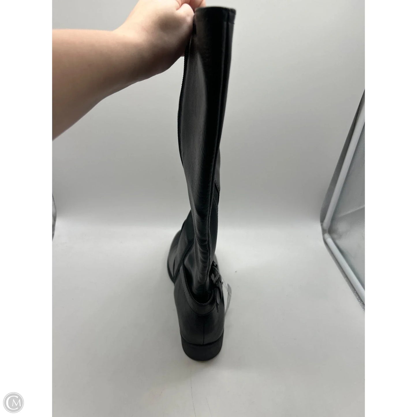 Boots Mid-calf Heels By Croft And Barrow In Black, Size: 11