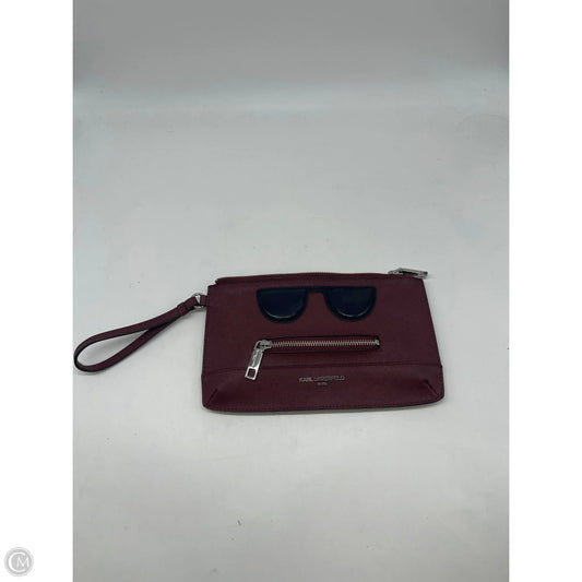 Wristlet Designer By Karl Lagerfeld, Size: Large