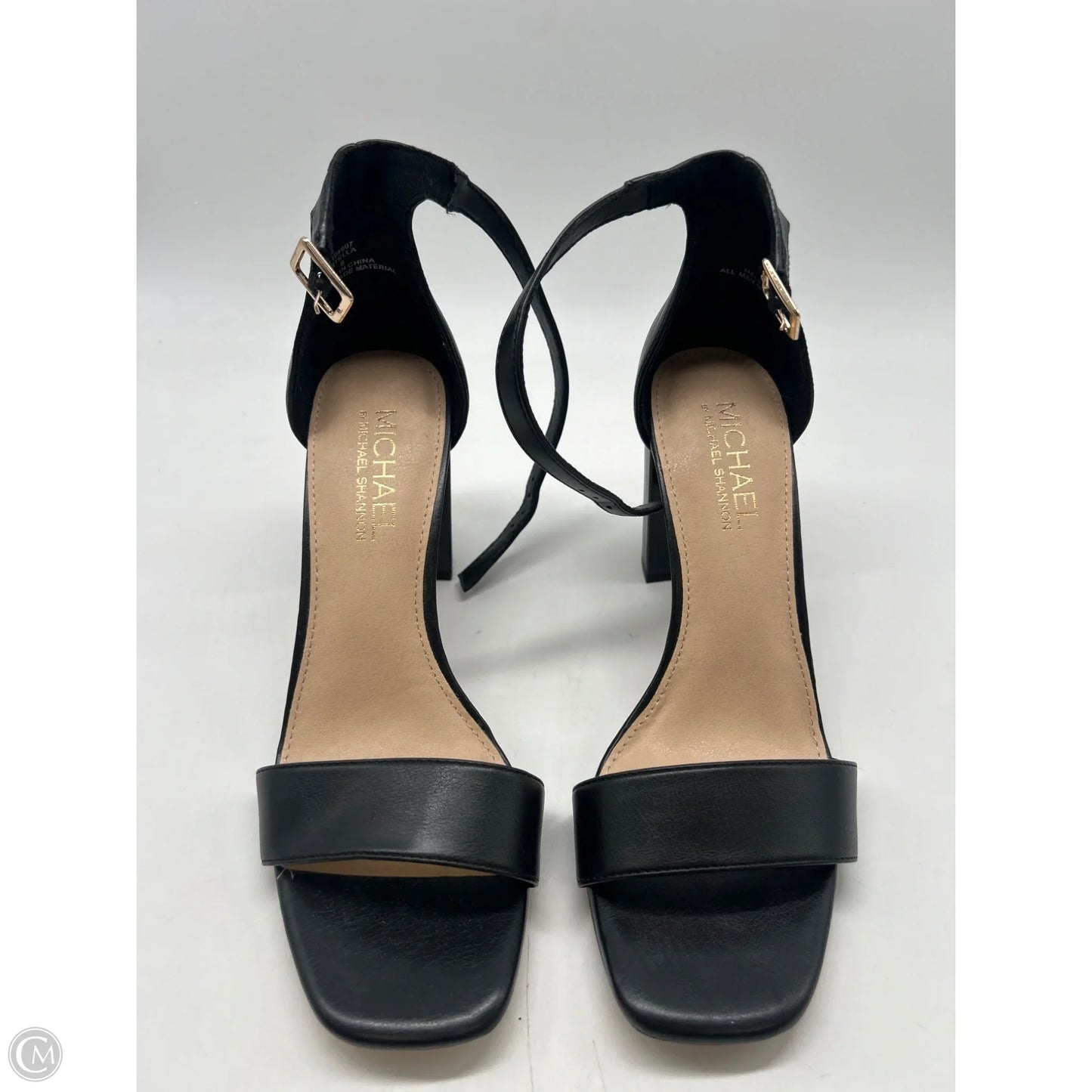 Shoes Heels Block By Michael Shannon In Black, Size: 8