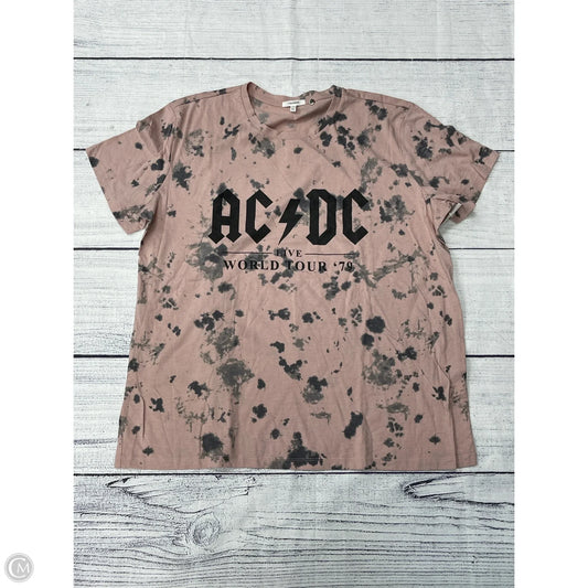 Top Short Sleeve By Maurices In Pink, Size: Xl