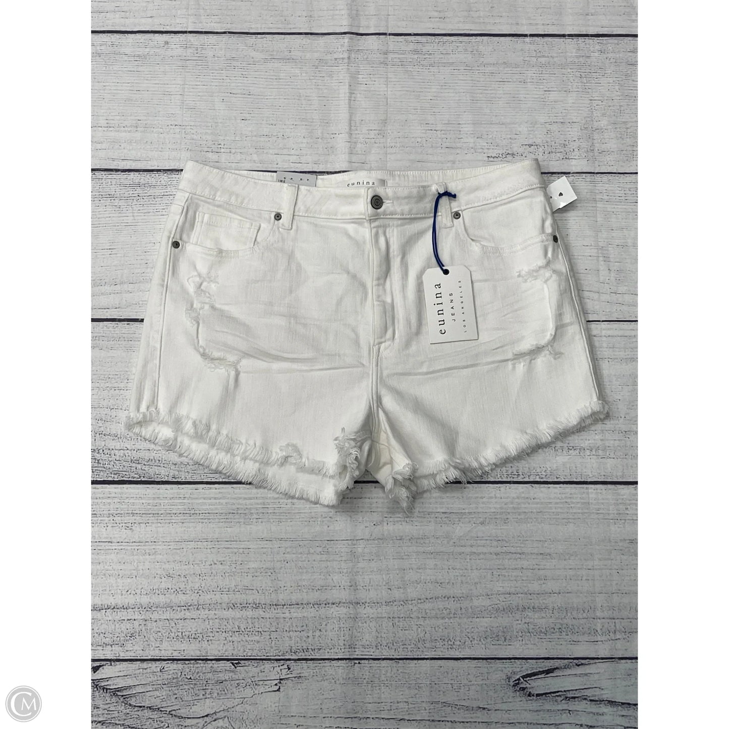 Shorts By Eunina In White, Size: Xl