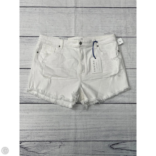 Shorts By Eunina In White, Size: Xl