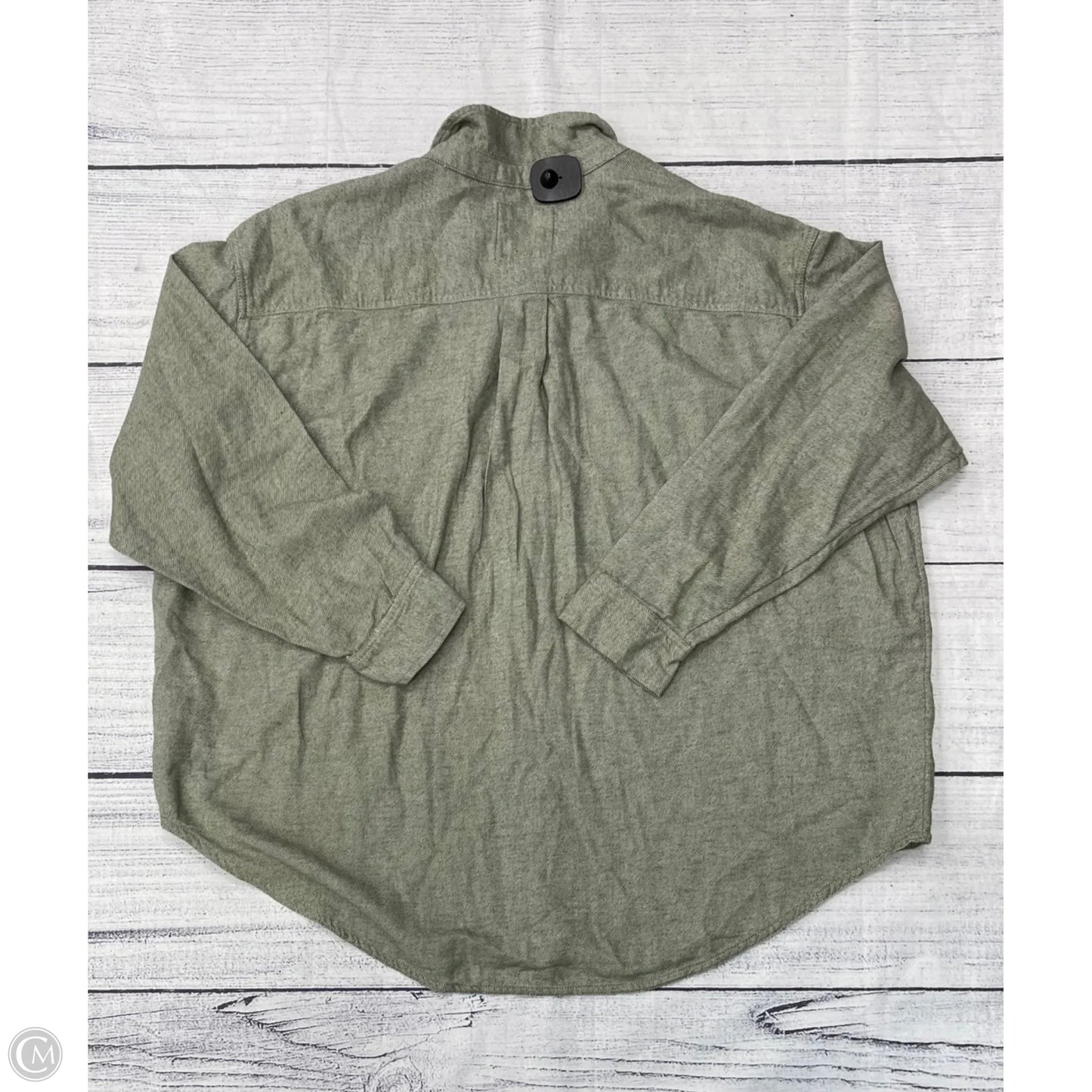 Top Long Sleeve By Aerie In Green, Size: Xl