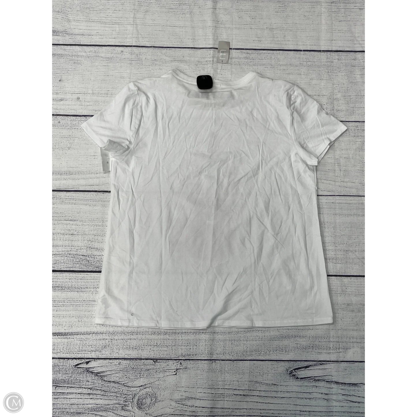 Top Short Sleeve By Maurices In White, Size: L