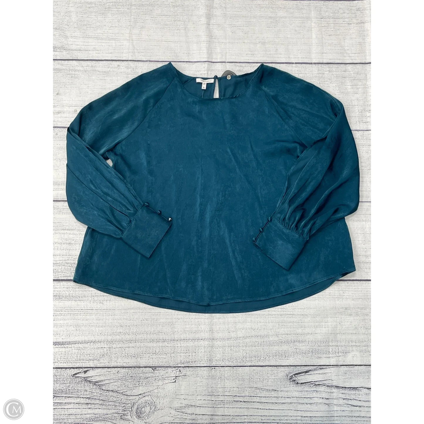 Top Long Sleeve By Maurices In Blue, Size: Xl