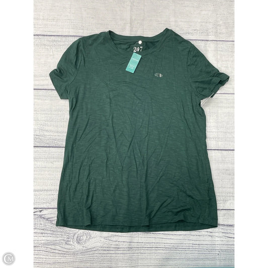 Top Short Sleeve By Maurices In Green, Size: L