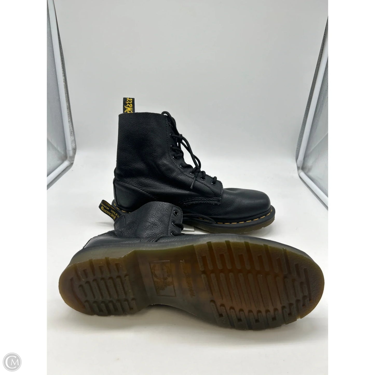 Boots Ankle Heels By Dr Martens In Black, Size: 10