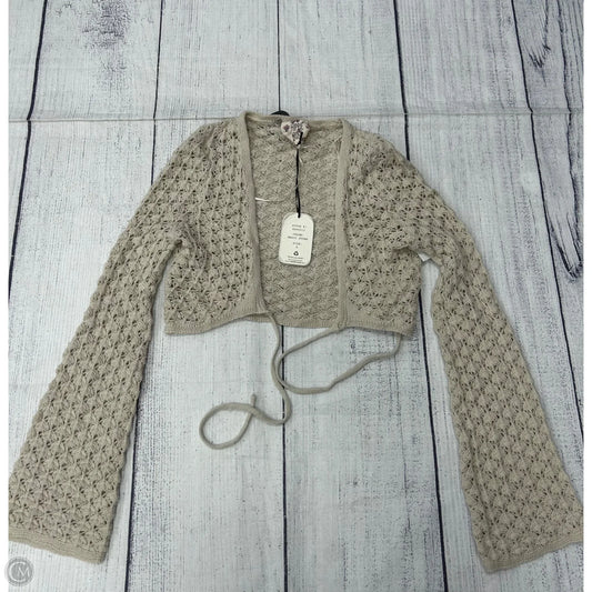 Cardigan By Hippie Rose In Tan, Size: S