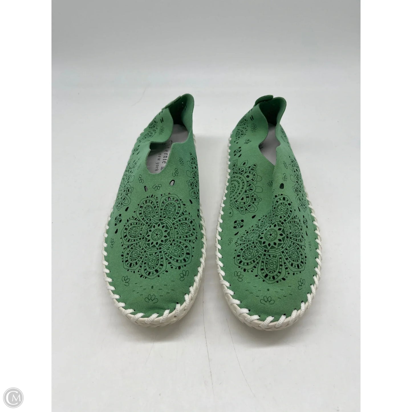Shoes Flats By Bernie Mev In Green, Size: 8