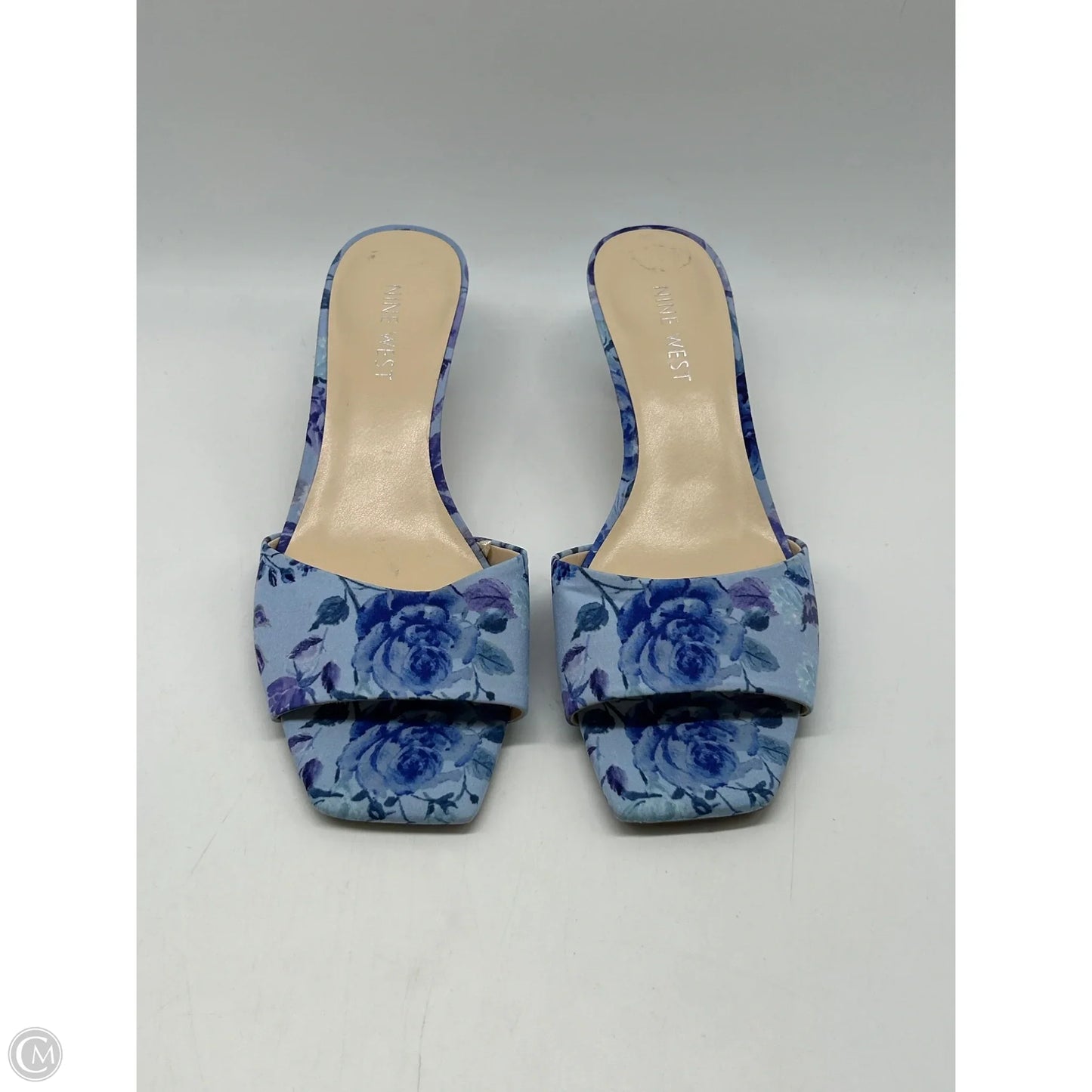 Shoes Heels Kitten By Nine West In Floral Print, Size: 8