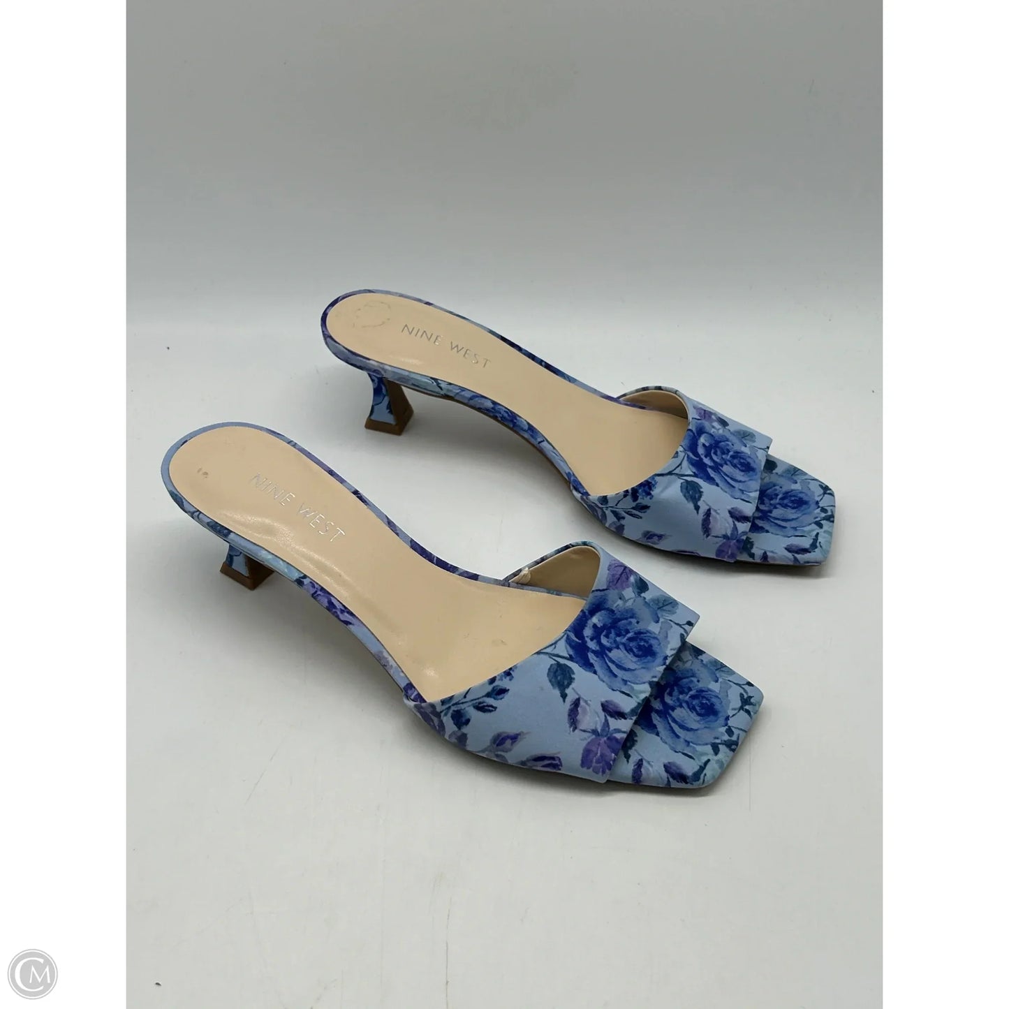 Shoes Heels Kitten By Nine West In Floral Print, Size: 8
