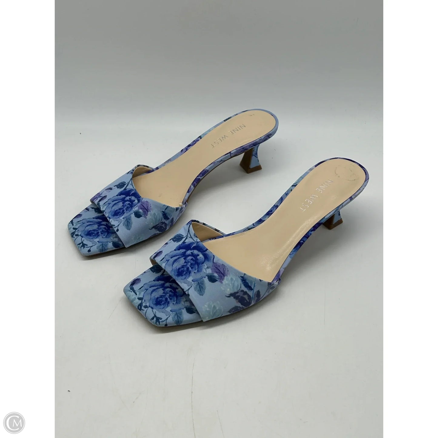 Shoes Heels Kitten By Nine West In Floral Print, Size: 8