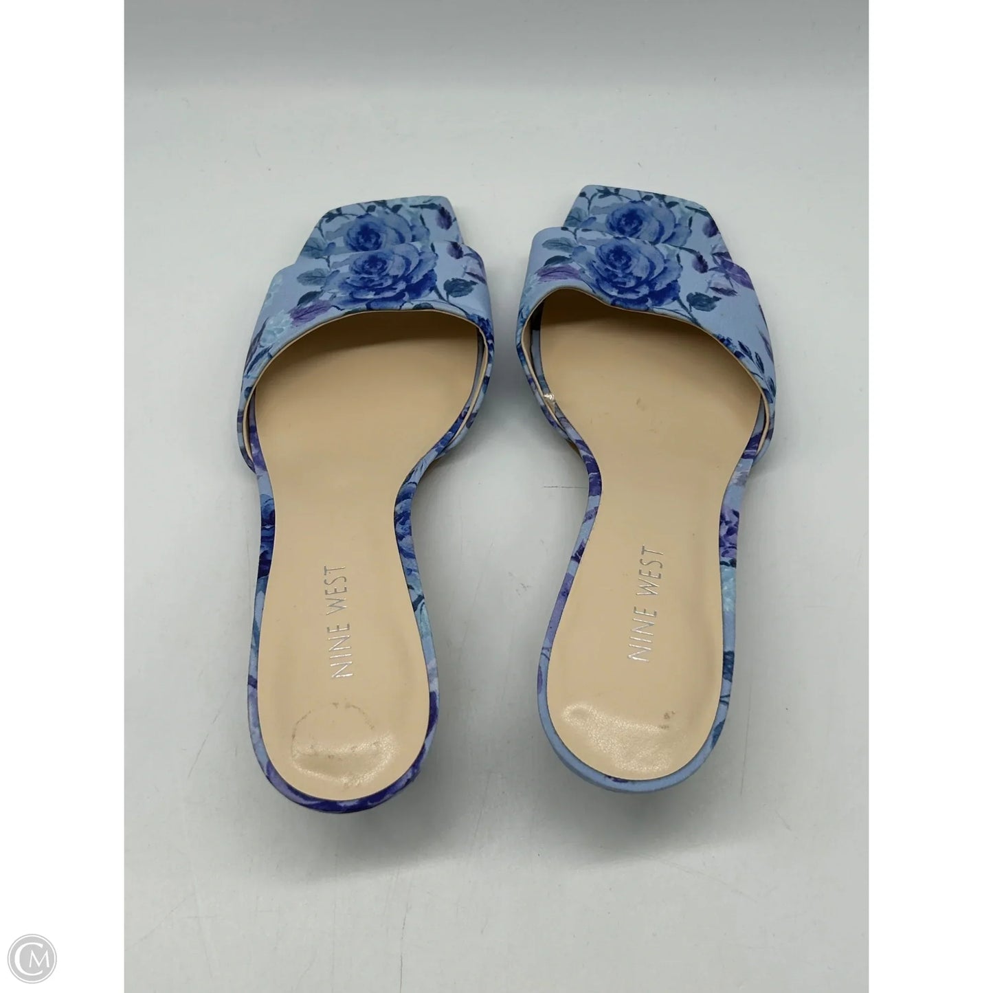 Shoes Heels Kitten By Nine West In Floral Print, Size: 8