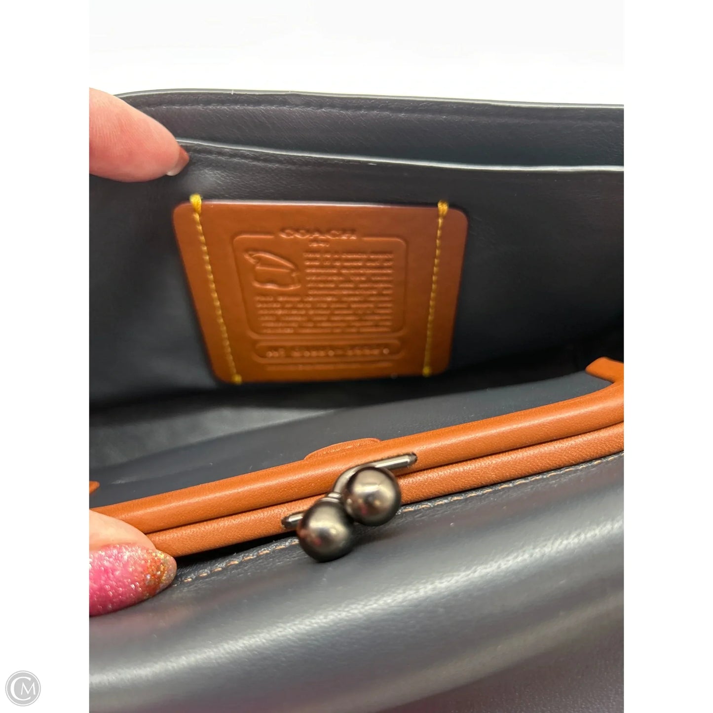 Handbag Designer By Coach, Size: Medium
