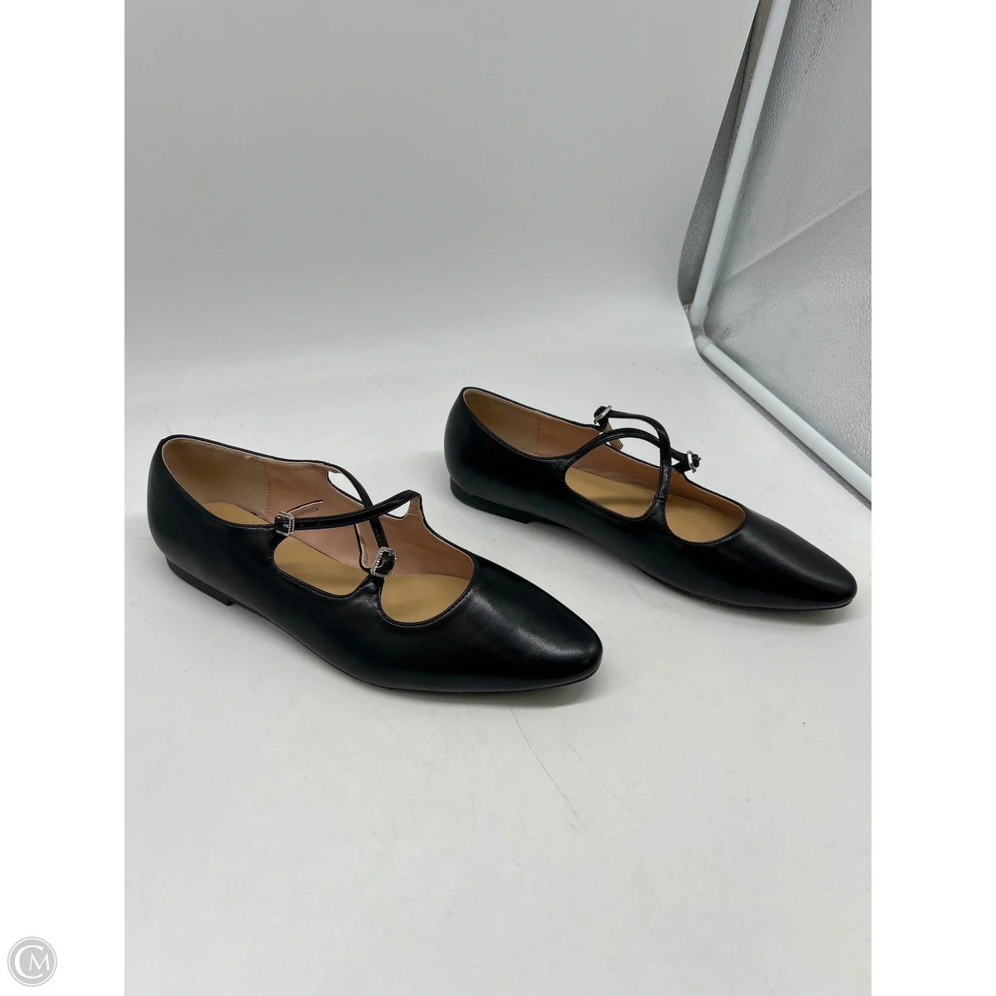 Shoes Flats By Clothes Mentor In Black, Size: 8