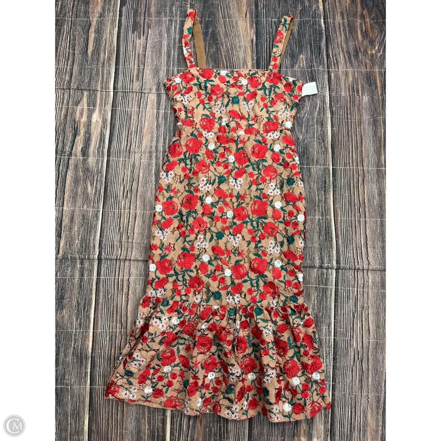 Dress Casual Midi By Lovers & Friends In Brown, Size: Xs