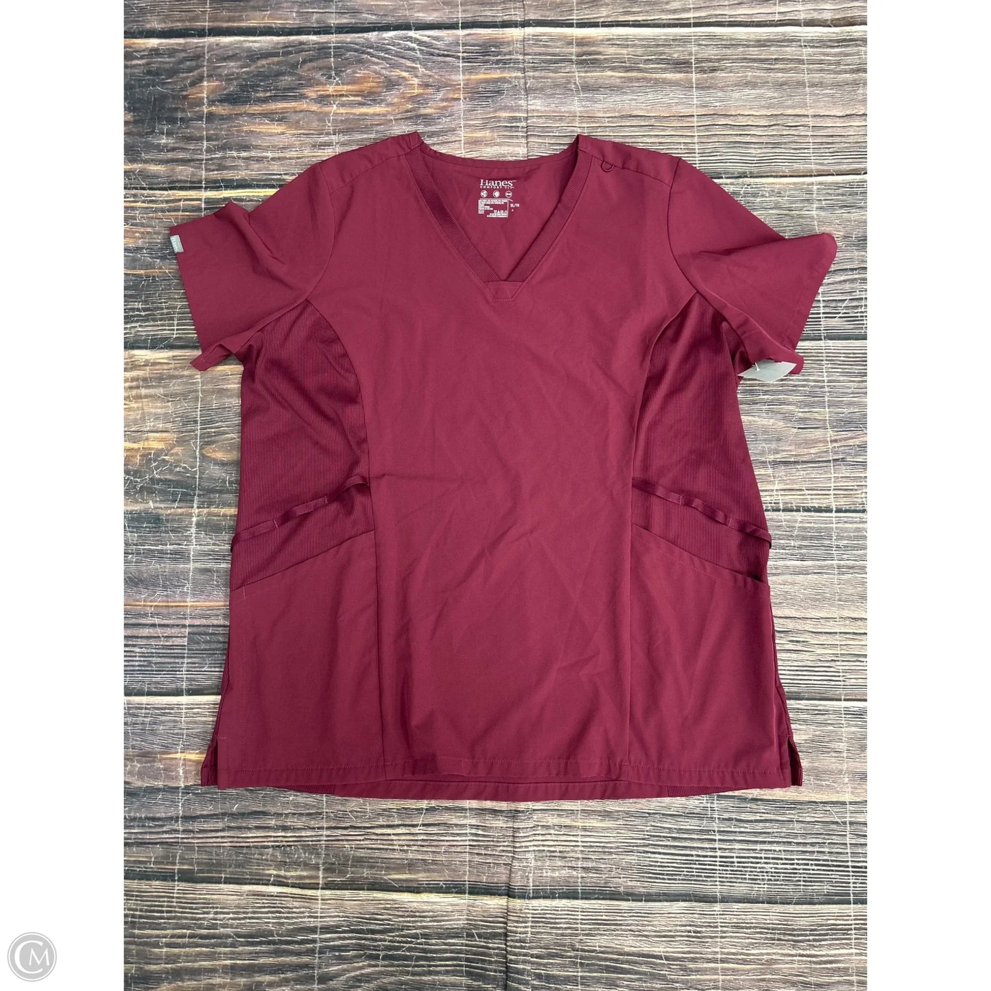 Top Short Sleeve By Hanes In Red, Size: Xl