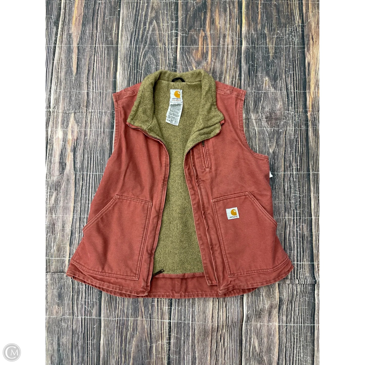 Vest Other By Carhartt In Red, Size: S