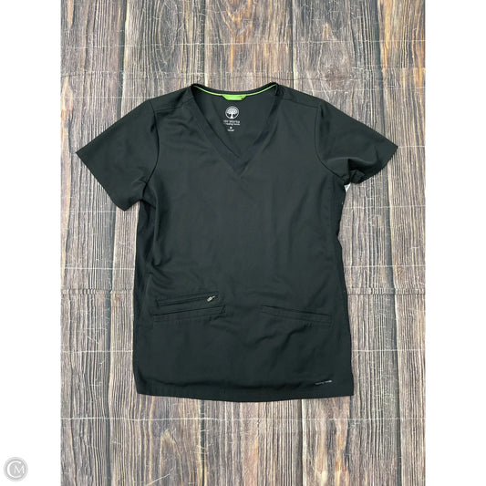 Top Short Sleeve By Clothes Mentor In Black, Size: M