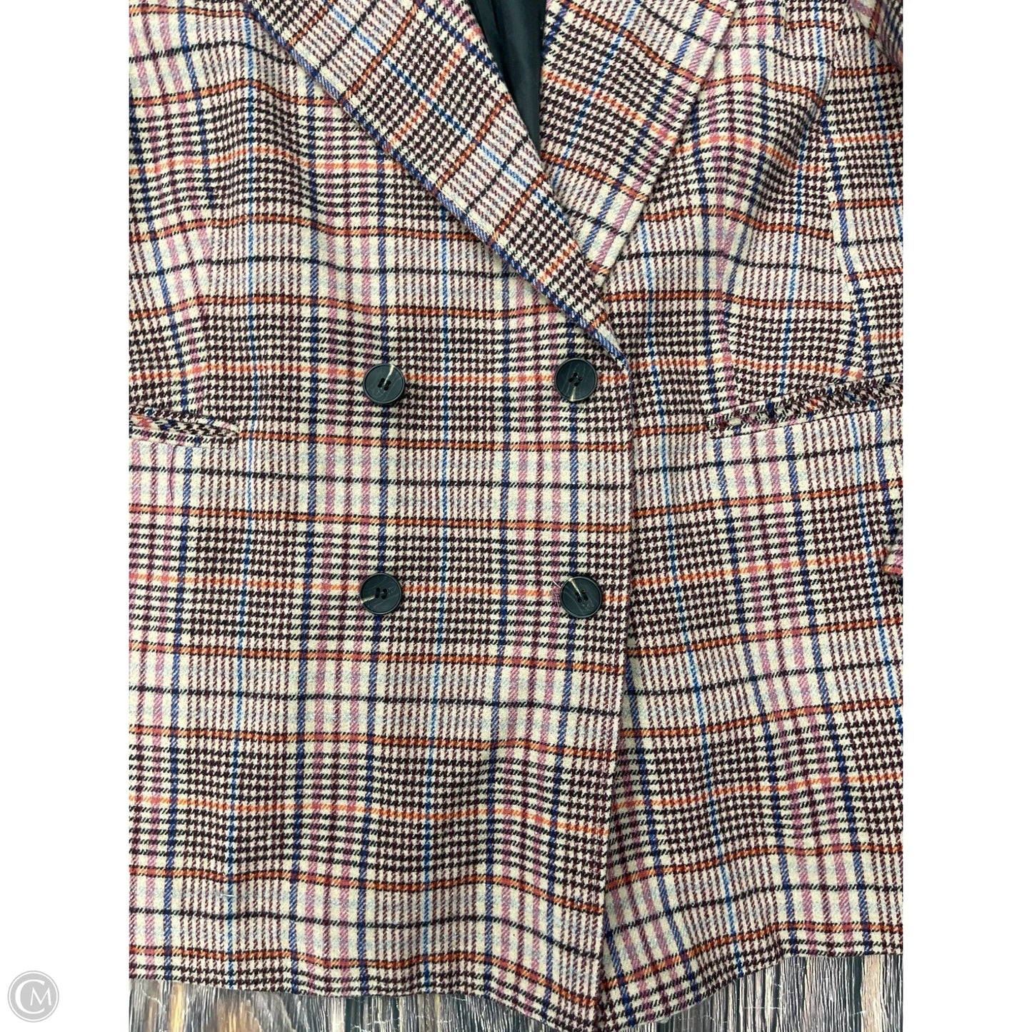 Coat Peacoat By Avec Les Filles In Plaid Pattern, Size: 3x