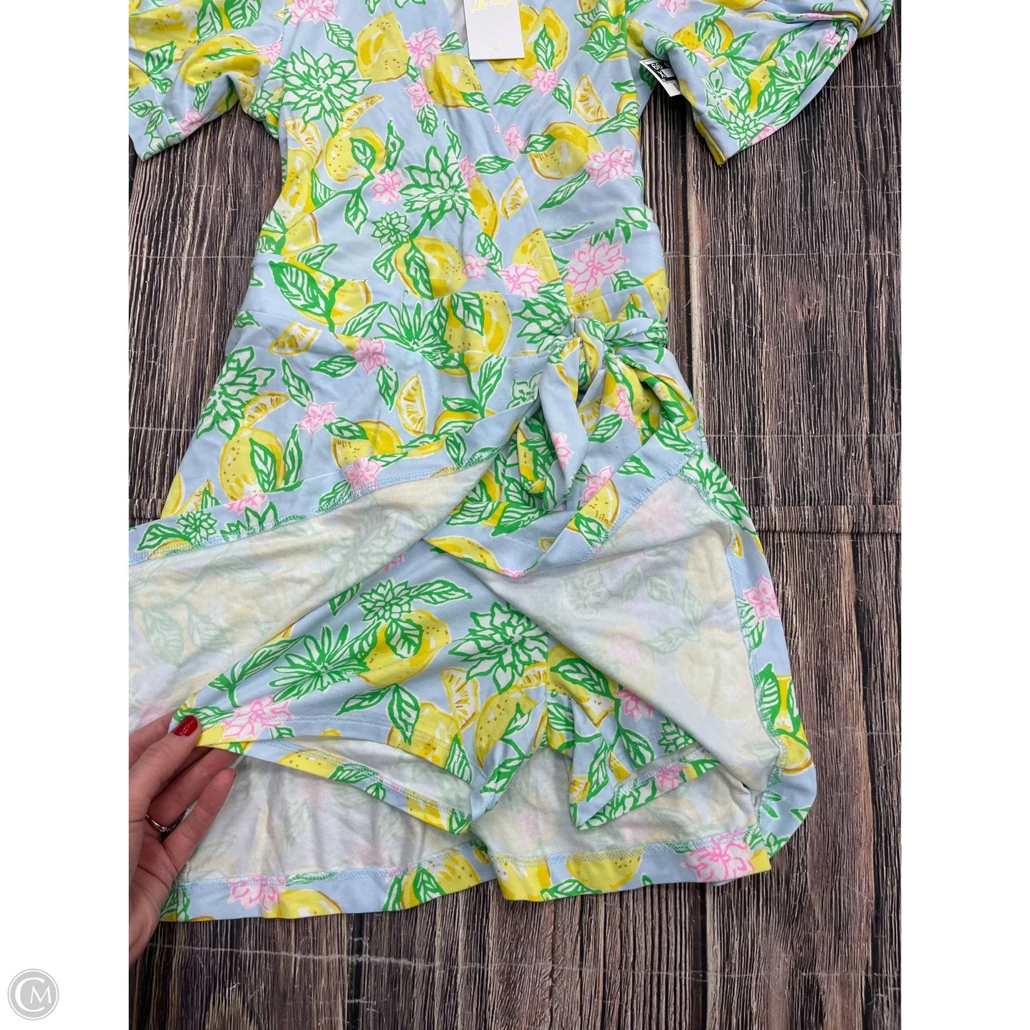 Romper Designer By Lilly Pulitzer In Floral Print, Size: Xs