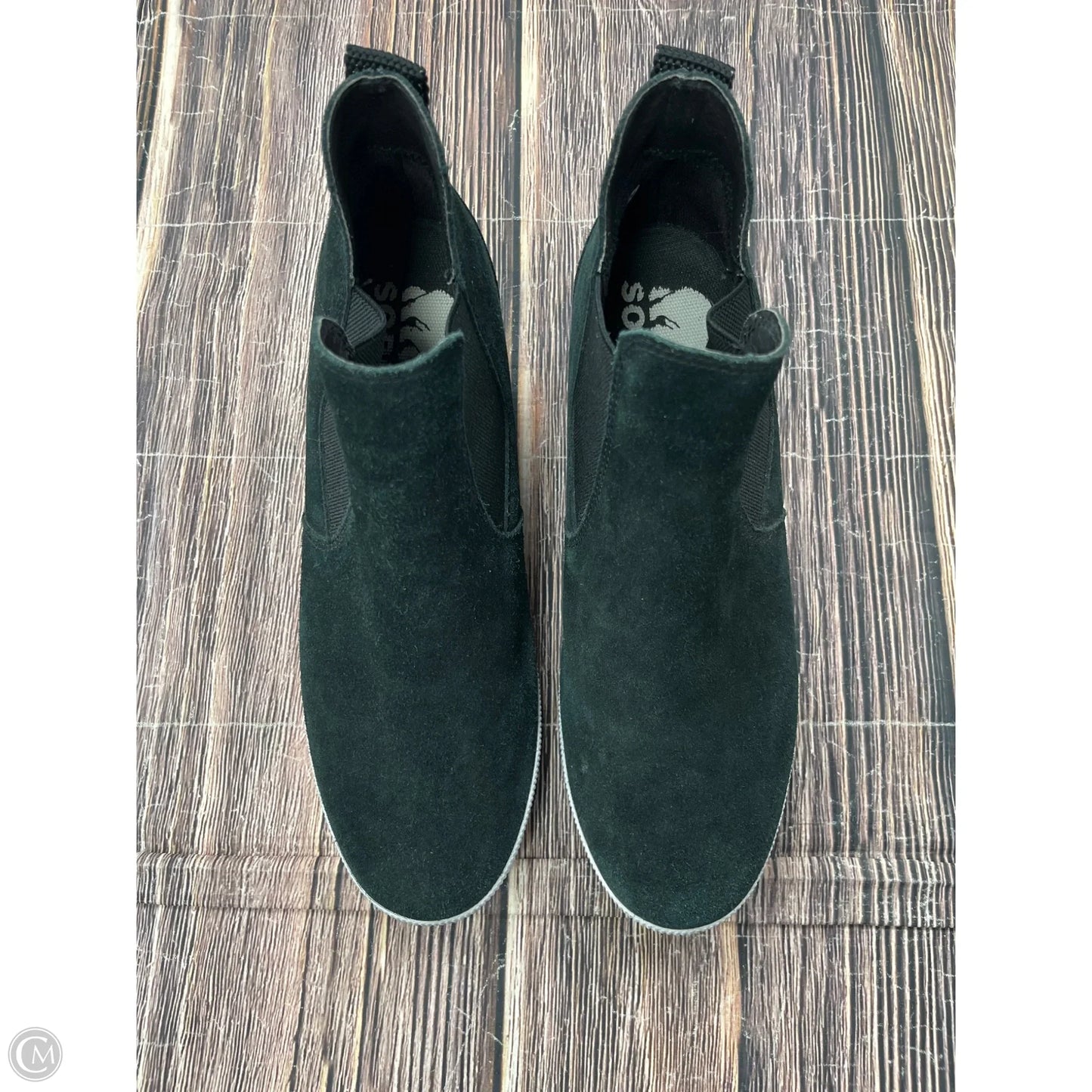 Boots Ankle Flats By Sorel In Black, Size: 12