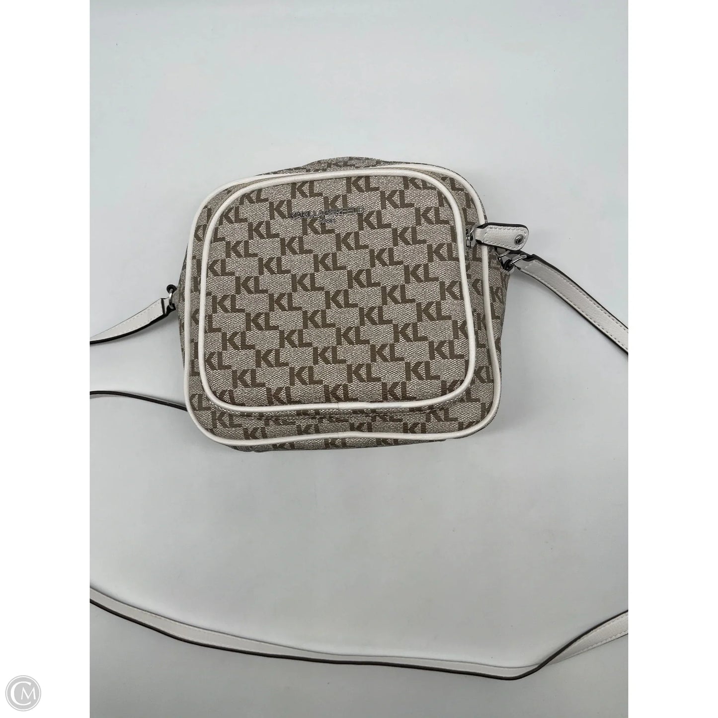 Crossbody Designer By Karl Lagerfeld, Size: Medium