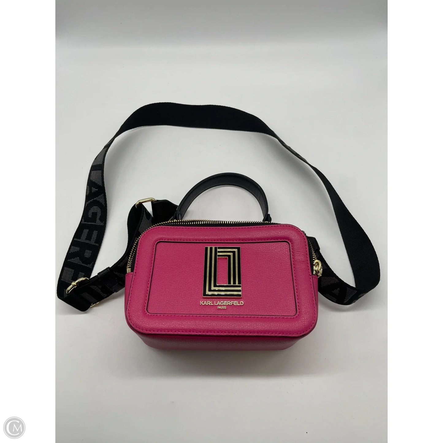 Crossbody Designer By Karl Lagerfeld, Size: Small