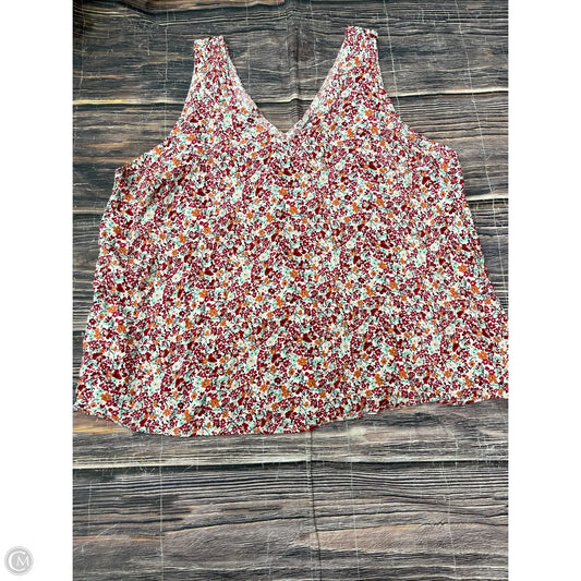 Tank Top By Torrid In Floral Print, Size: 3x