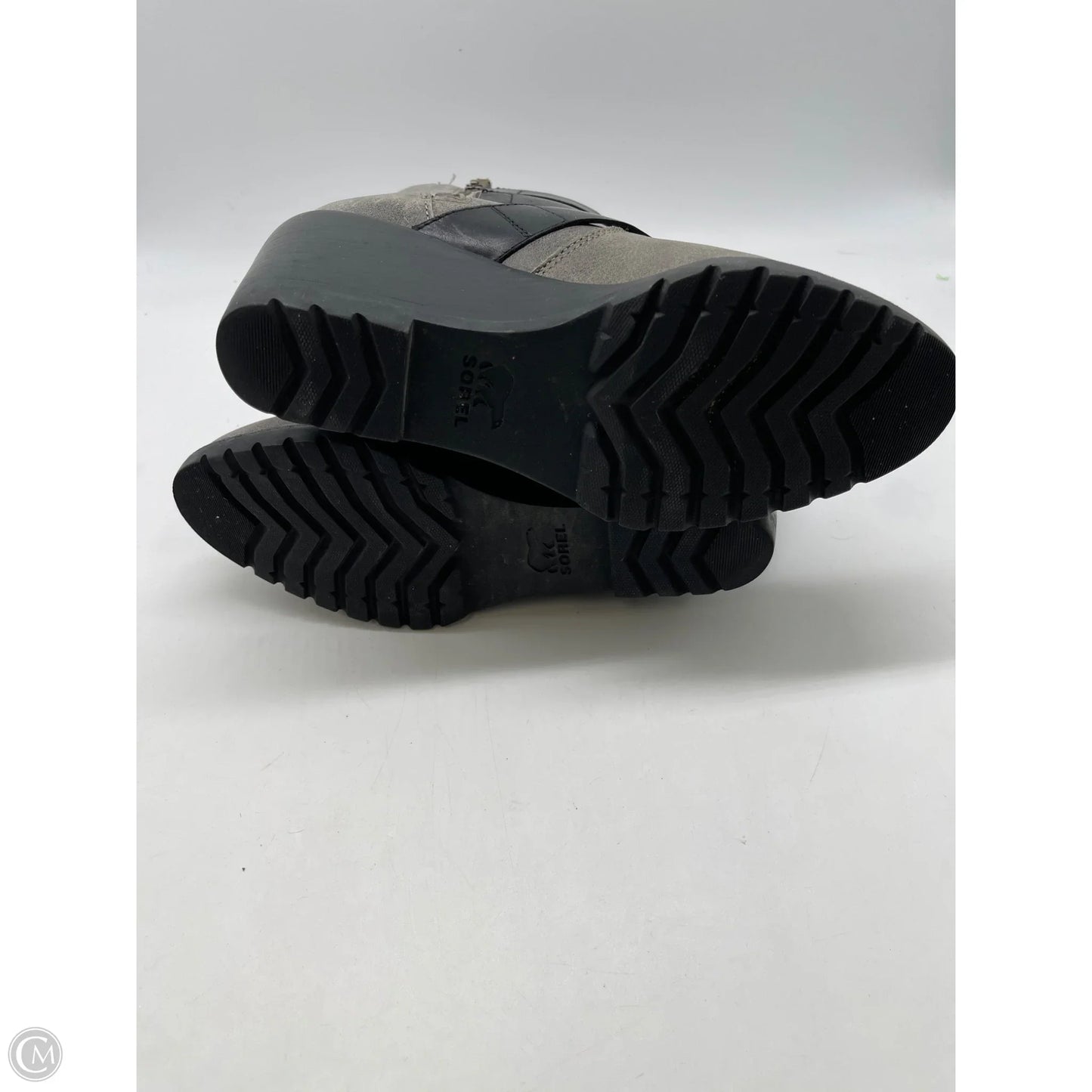 Boots Ankle Heels By Sorel In Grey, Size: 9