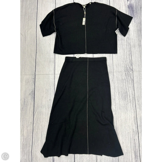 Skirt Set 2pc By Max Studio In Black, Size: L