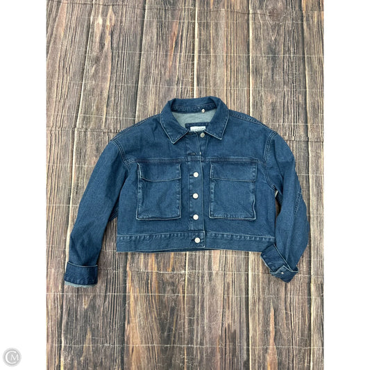 Jacket Denim By Loft In Blue Denim, Size: L