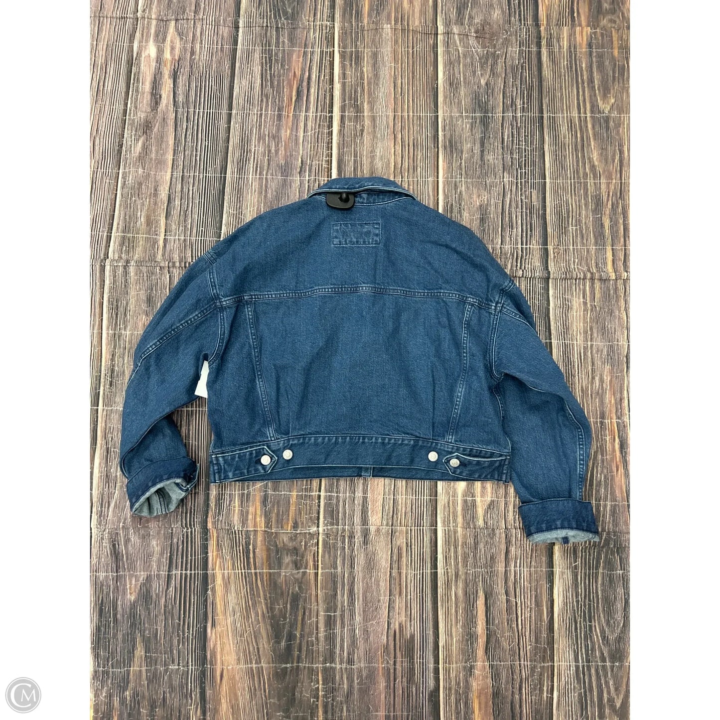Jacket Denim By Loft In Blue Denim, Size: L