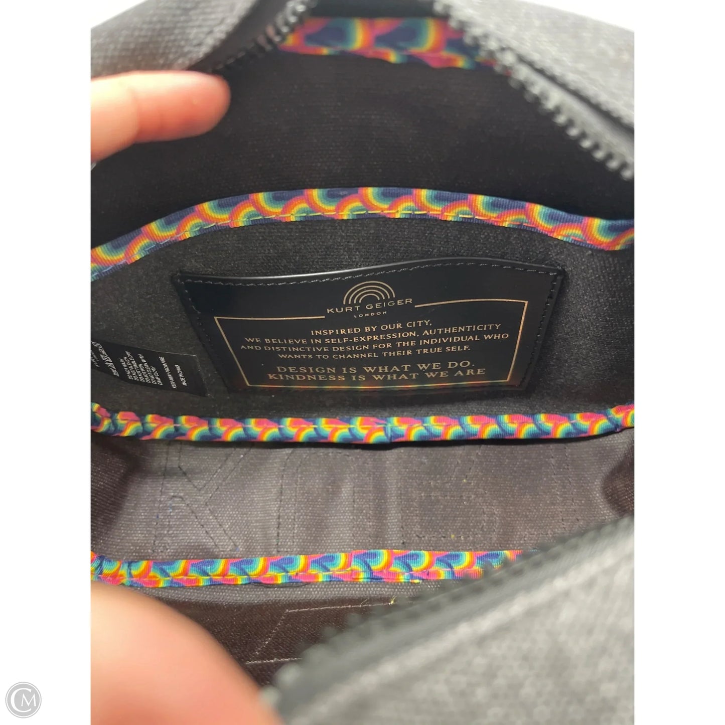 Crossbody Designer By Kurt Geiger, Size: Medium