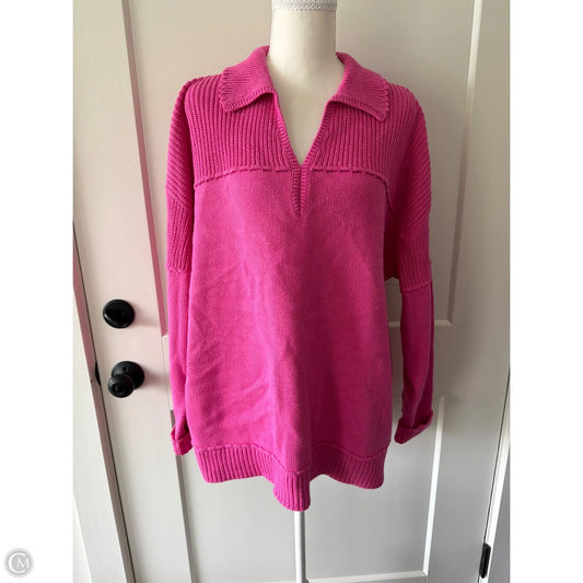 Sweater By Lane Bryant In Pink, Size: Xl