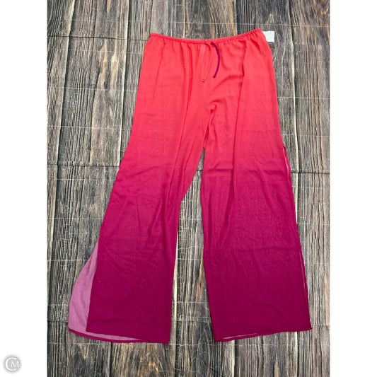 Swimwear Cover-up By Victorias Secret In Pink & Purple, Size: M