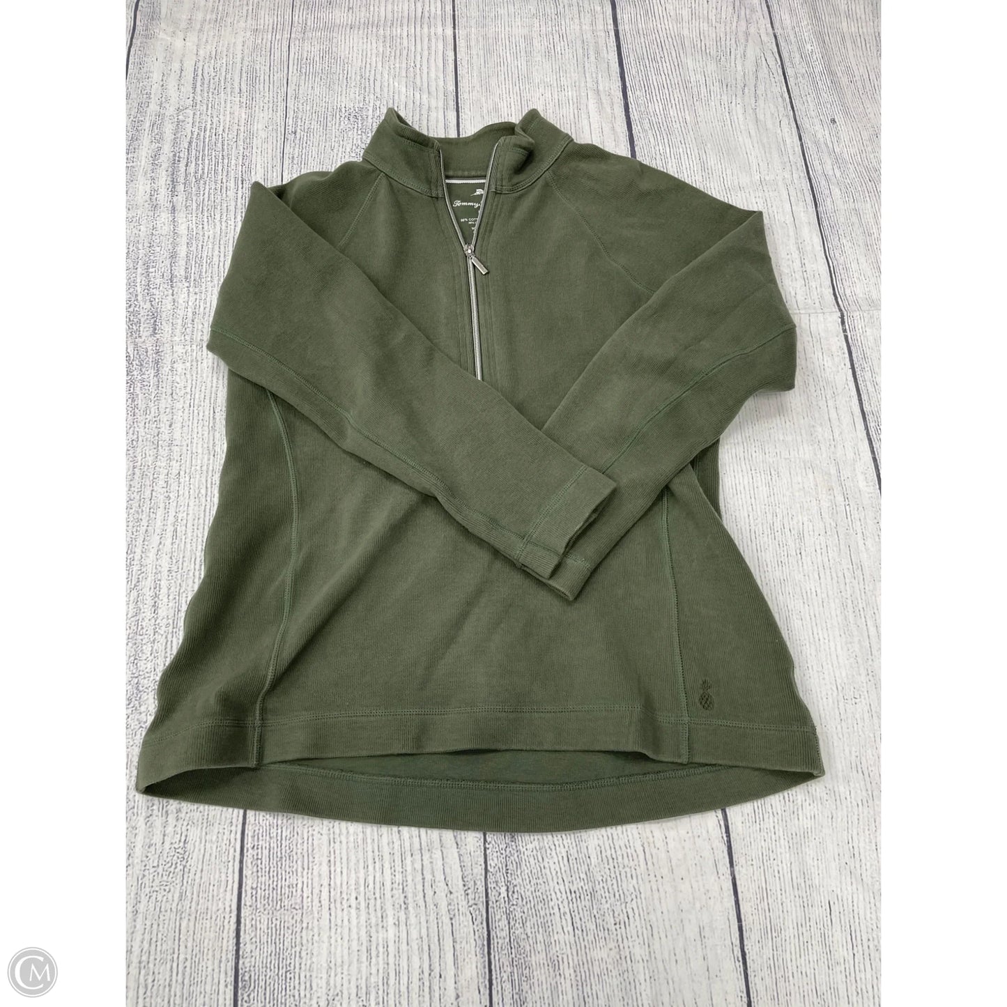 Sweatshirt Collar By Tommy Bahama In Green, Size: L